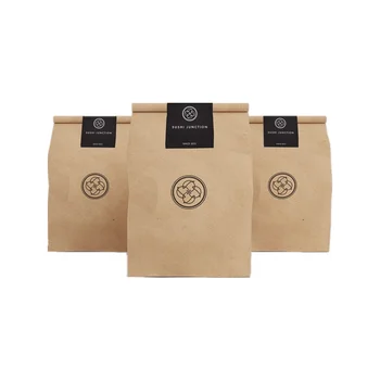 Brown & White Kraft Food Paper Coffee Packaging Sack Bag Wholesale