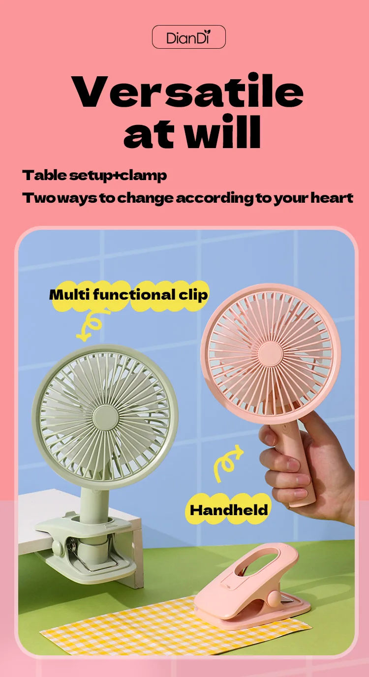 Hand Held Mini Fan, DD8025, Portable, USB - detail 14