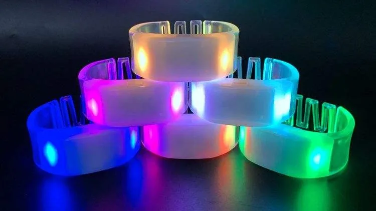 Pulseras Con Luz Led Y Control Remoto Pulsera Con Control Remoto Dmx