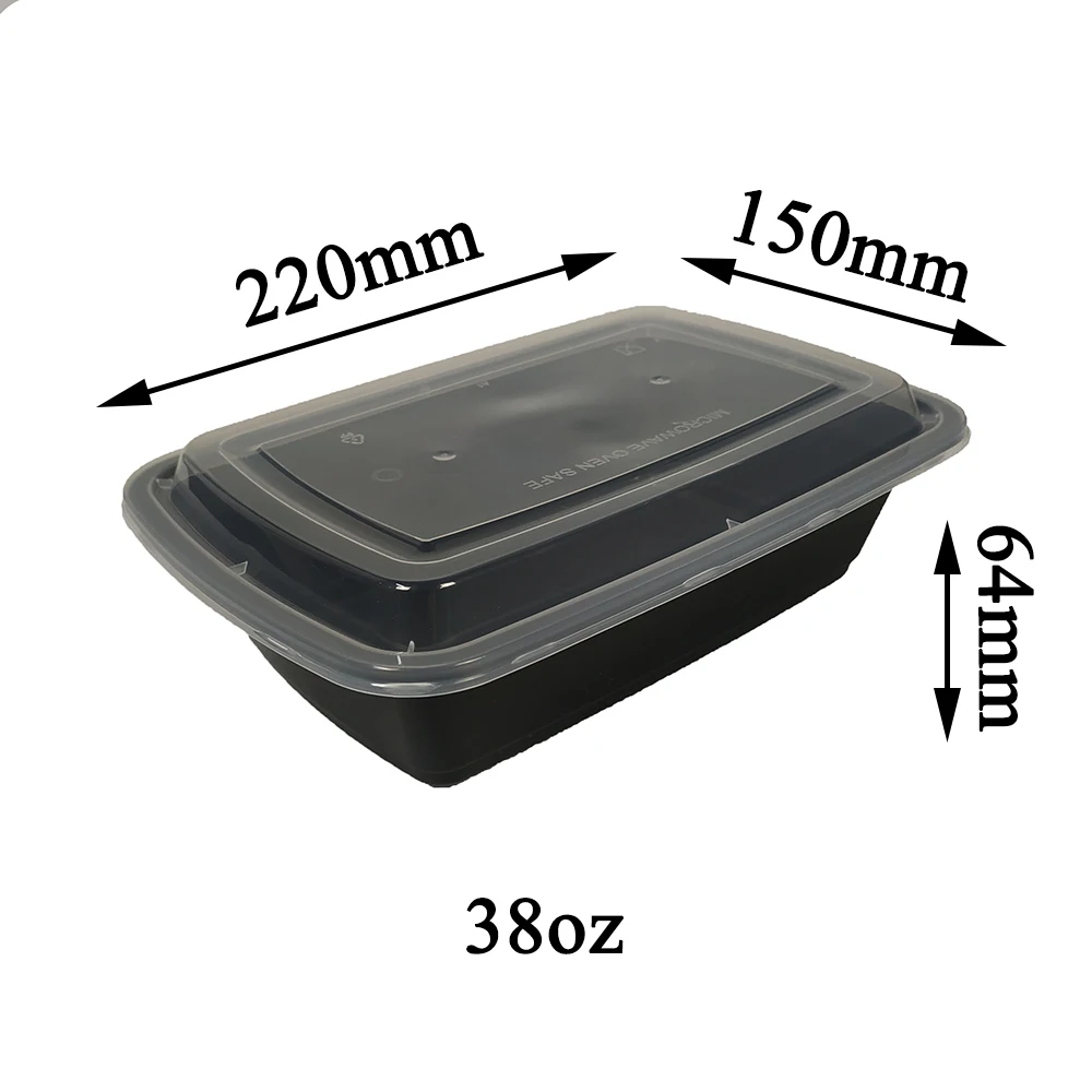 Oz Oz Oz Oz Oz Take Out Black Rectangle Round Disposable