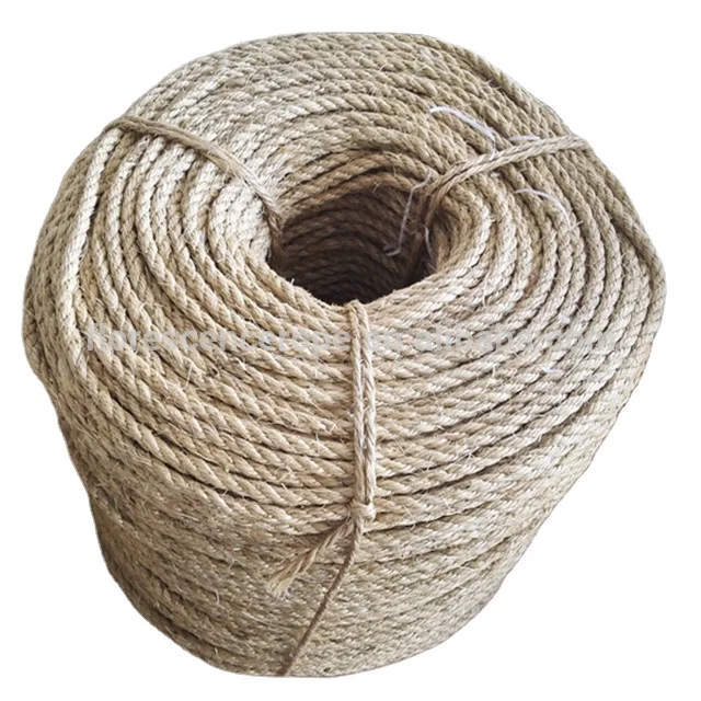 Corde de jute fibres naturelles torsadée Corde de chanvre jute Corde Corde Tir absperr main courante 20 m 24 mm 