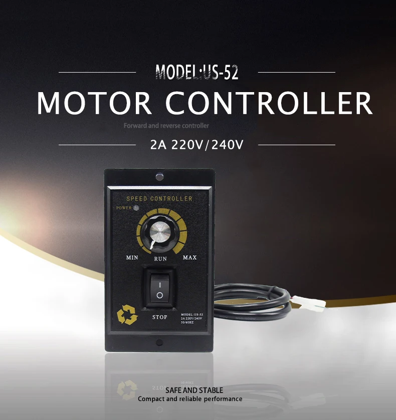 Us-52 Ac220v Speed Controller, 400W, 300W, 250W, 180W - detail 2