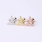 Earings Earrings Flying Series Body Piercing Jewelry Butterfly Earings Stainless Steel Stud Earrings