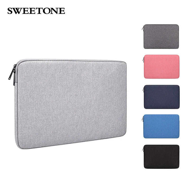 CASEZA Laptop Sleeve 15-15.6 Inch Grey Melange Milan Notebook Bag for 15" from & 