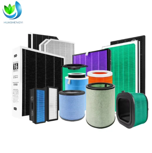 product factory customize home air filter ture h11 h12 h13 h14 air purifier filter hepa filter 2 in1 activated carbon filter for smoking-2