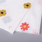 Floral Embroidery Fabric Cotton Embroidery Fabric China Wholesale 100% Cotton Floral Wedding Embroidery Fabric