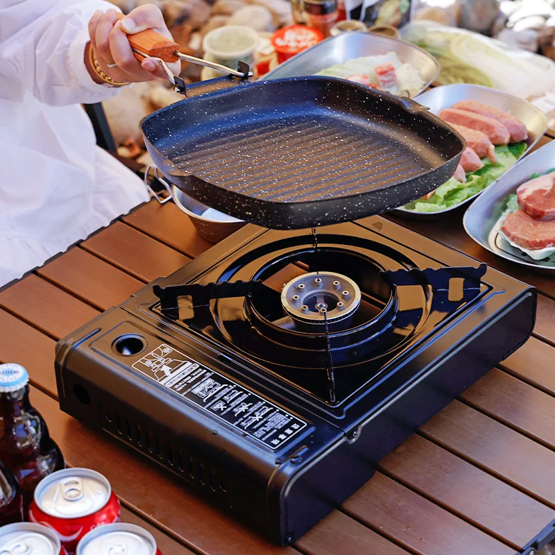 Wholesale Portable Mini Gas BBQ Grill with Smokeless Design and Safety Features for Camping factory