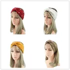 Hair Accessories 2021 New Autumn And Winter Handmade Pearl Wool Knitted Headband Hair Accessories