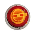 Owleye Anti-aging High Quality New 12LED Big Solar Panel Solar Street Tower Battery Led Warning Lights