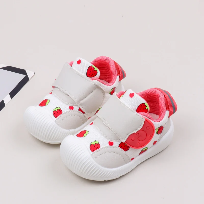 Spring Autumn Casual Shoes High Quality Breathable Sneaker with Anti-Slip Rubber Sole Toddler Walking Shoes Hot Selling manufacture