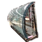 Large Size 4200mm*22000mm Curved Tempered Laminated Building Glass