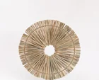 Best Wholesale Wreath Shape Sunshine Woven Seagrass Placemat For Wall Decoration Made In China