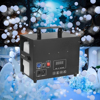 Topflashstar Newest 600W Smoke Bubble Machine  DMX 512 Remote Control Bubble Smoke Fog Machine for Wedding Party Stage