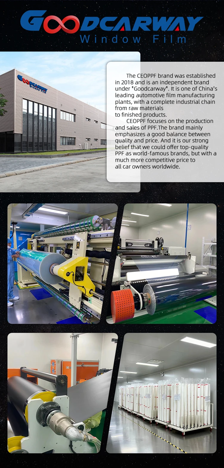 High Heat Resistant 2 mil Car Window Film with More than 5 Years Warranty and Solar Control