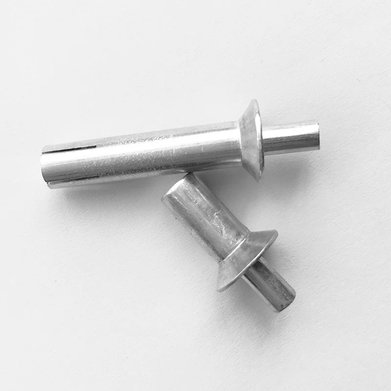 Drive Pin Rivets 1/4 X 1/2 1000 pcs Aluminum Body/Aluminum Pin Countersunk Head 