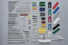 Plastic Frame Packers PP Buildings Material Green 6.4mm Thickness U Shims Used In Door And Window