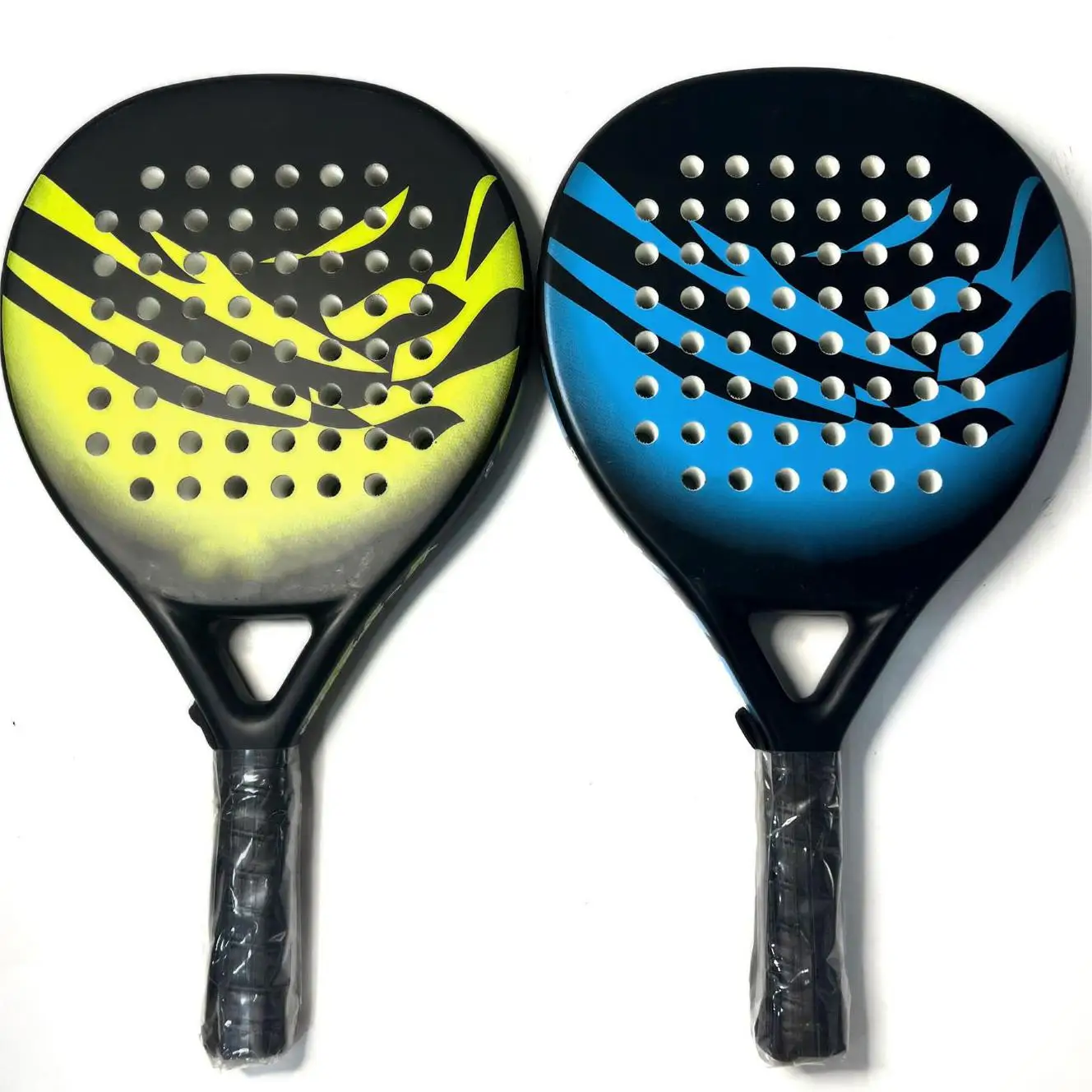 Custom Carbon Fiber Surface With Soft Foam Core Paddle Tennis Racket Padel Rackets Paddleball Racquets Padel Rackets manufacture