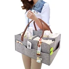 Baby Bag Keyuan Custom Luxury Designer Vegan Leather Felt Travel Bassinet Mommy Baby Diaper Bag