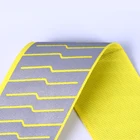 Strapping Polyester Wholesale Custom Jacquard Debossed Logo Woven Polyester Nylon Reflective Webbing Strap