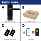 Lock Door Yibo Tuya TT Lock WiFi App Smart Door Lock Biometric Lock Fingerprint Door Handle Digital Keyless