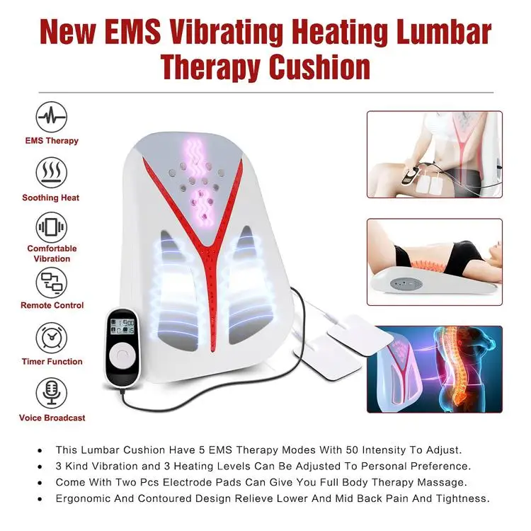 Household Waist Physiotherapy Apparatus 5 EMS Therapy Modes  50 Intensity Adjustable Waist Trainer Lumbar Massager   .jpg