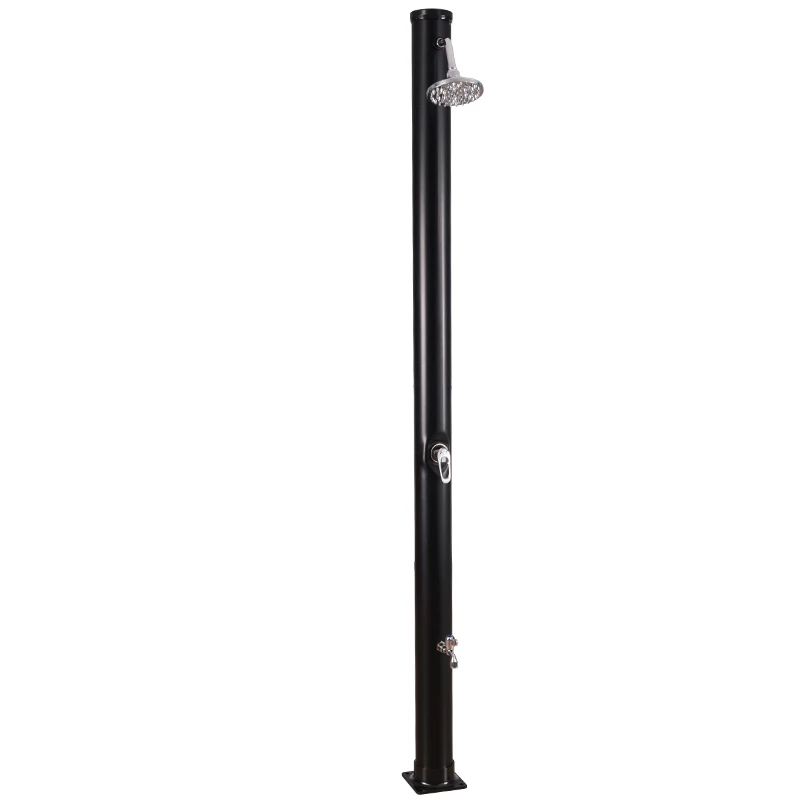 Freestanding Outdoor Quality Shower Column with Rain Shower Head