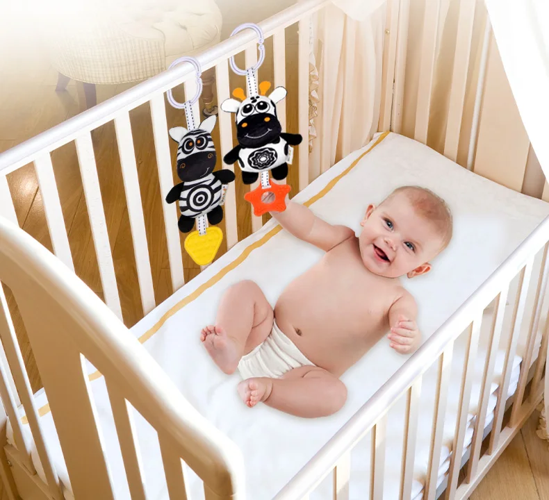 Black and white gum bed hanging new gum doll toy doll car hanging bed hanging N026