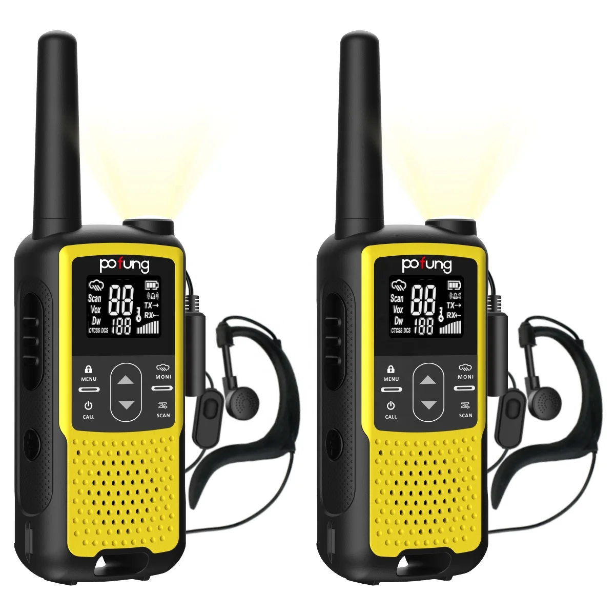 Pofung T22 Licence Free FRS Long Talking Rang Handheld Rechargeable PMR446 Two Way Radio PMR 446 Walkie Talkie