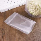 Food Bag Zip Lock Frosted Stand Up Transparent Laminated Food Pouch Plastic Packing Bag With Zip Lock