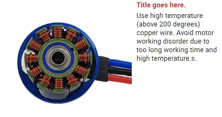 External Rotor Brushless Motor, HAOHENG, 2814, 12-16V, 1032W - detail 8
