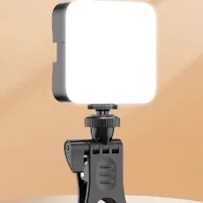 Top F662 magnetic suction mobile phone fill light with led mirror Photo Video Light Rechargeable Battery Lights customized logo