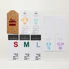 Luxury Brand Black Apparel Shoe Bag Garment Accessories Custom Logo Clothing Hang Tags Custom Hangtags Labels