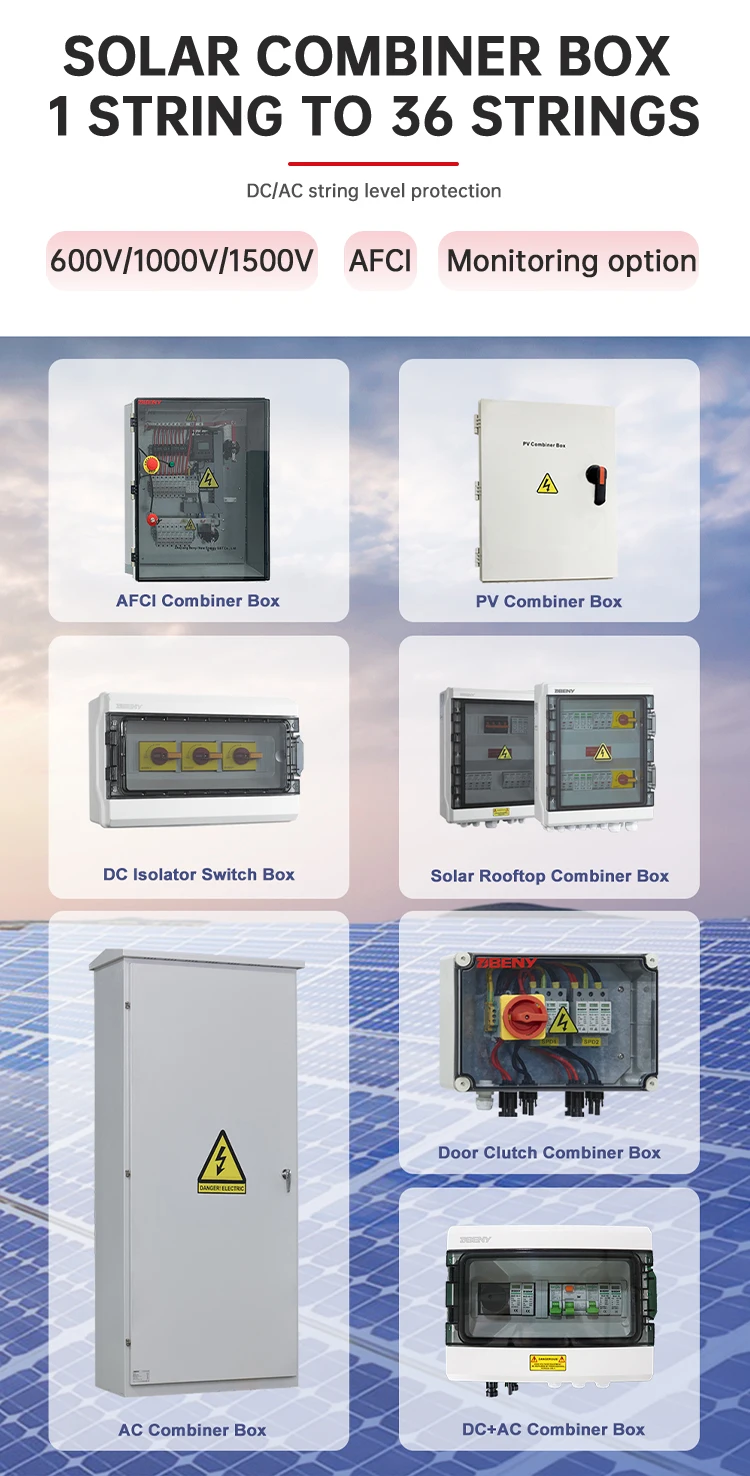 Beny V V Dc Combiner Box For Solar String In Out