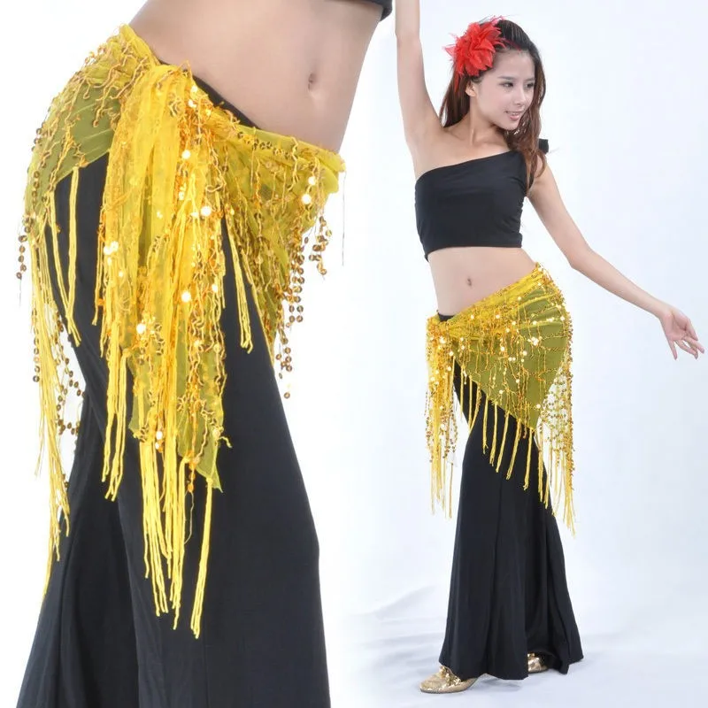 Hot Belly dance costumes sequins tassel