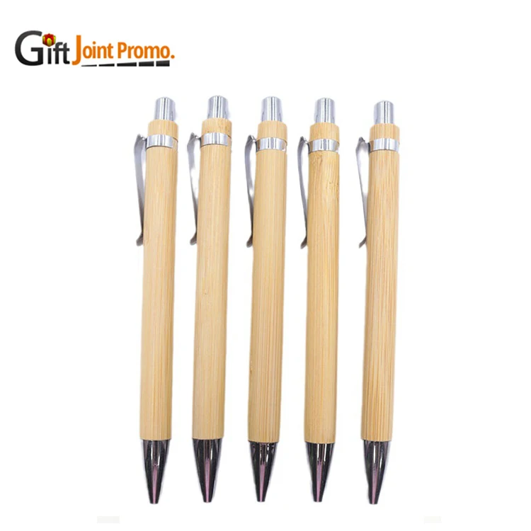 Wholesale Bamboo Ballpoint Pen Bamboo Eco Customized Ball Point Pen