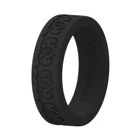 Rings Super Thin Silicone Rings Black Wedding Rings For Anniversaries