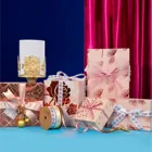 Size Paper Pattern Paper Roll Factory Custom Printing And Size Shiny Metallic Foil Paper Roll For Gift Wrapping