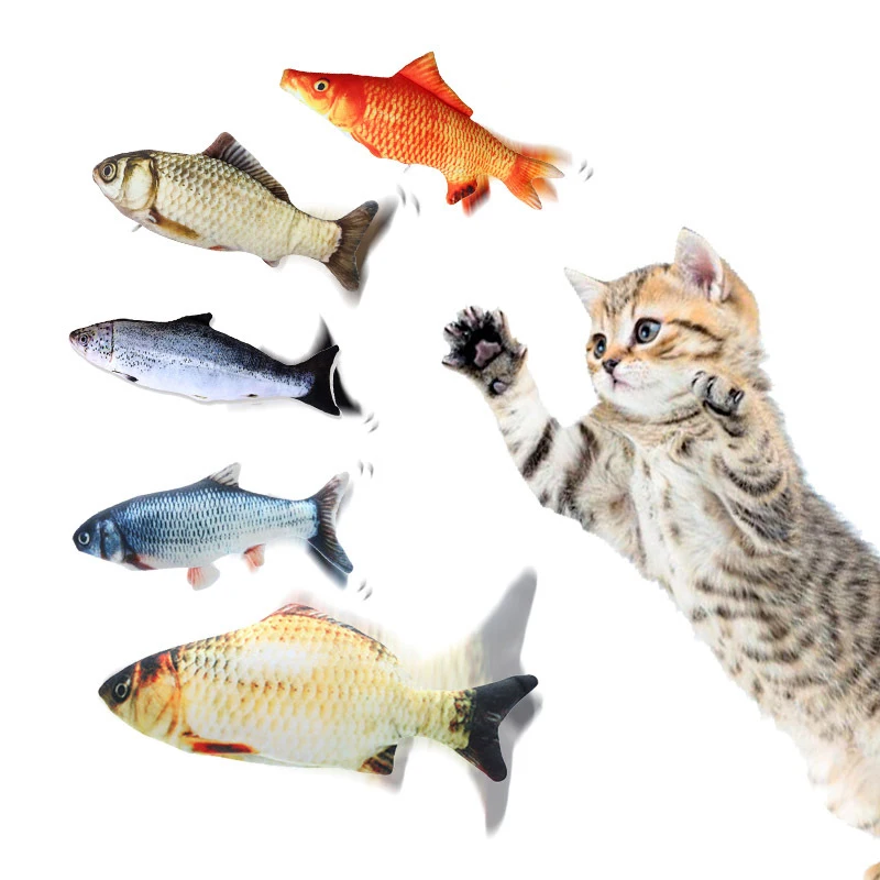 plush fish toy for cats