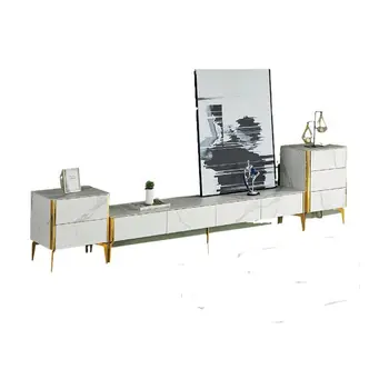 Living Room Set Furniture Retail Trade Show Display Game Console Sintered Stone Top Tv Stand