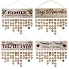 Crafts Wood Wholesale Home Decor Wooden Signs Valentine's Handmade Calendar Crafts Wooden Calendar Sign