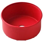 Tools Japan Cotta Red Heat Resistance Round Kitchen Accessories Baking Tools Silicone Bread Mold DIY Cake Tray
