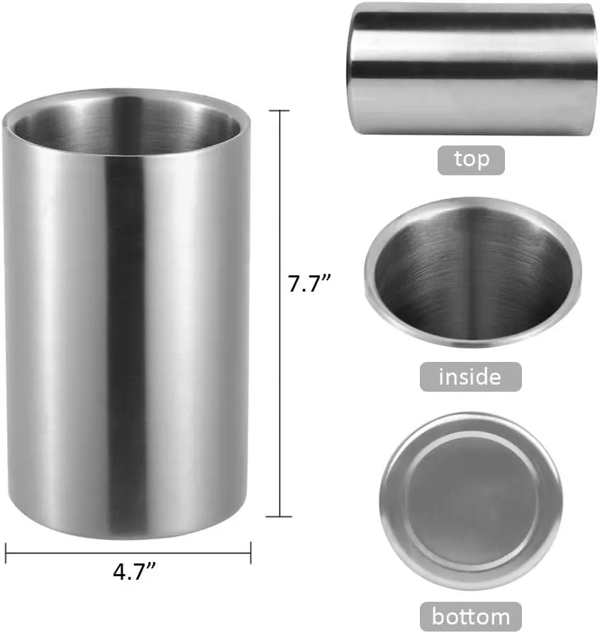 Wedding Beer Bottle Cooler, 1.2L, Portable, Wall, Stainless - detail 2