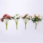 Flowers Good Quality Promotional Fashion Silk Flowers Artificial Big Single Peach Bud