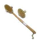 GREENEZ Dry Bath Brush Set For Natural Exfoliation And Premium Boar Bristle Brush