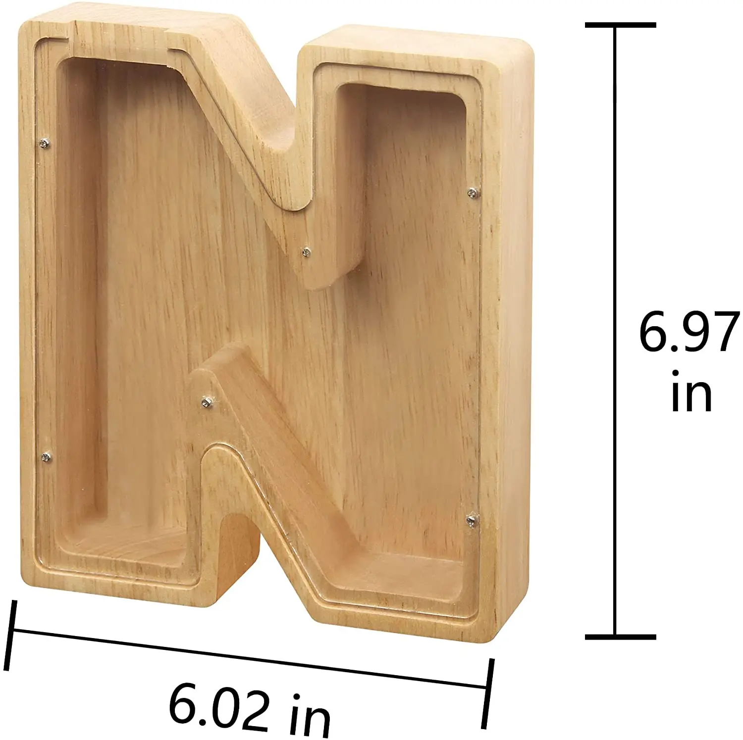 Wholesale commodity Personalized Piggy Bank Toy Alphabet Wooden Piggy