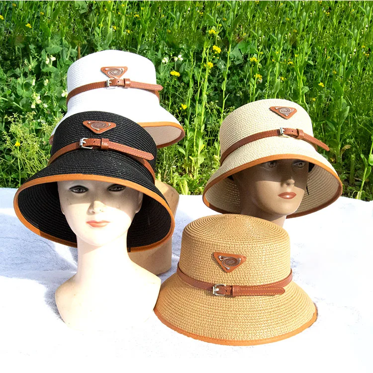 fitted straw hats