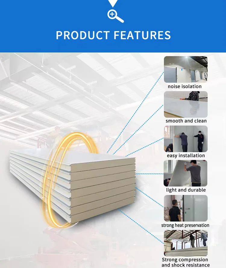 Insulated Sandwich Panel, PIR, Waterproof - detail 10