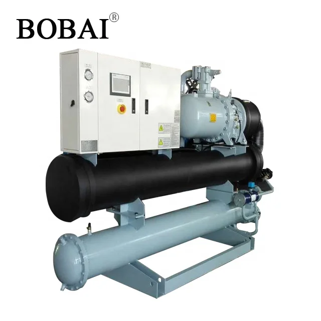 Water-cooled Screw Water Chiller, 200kw, PLC - detail 4