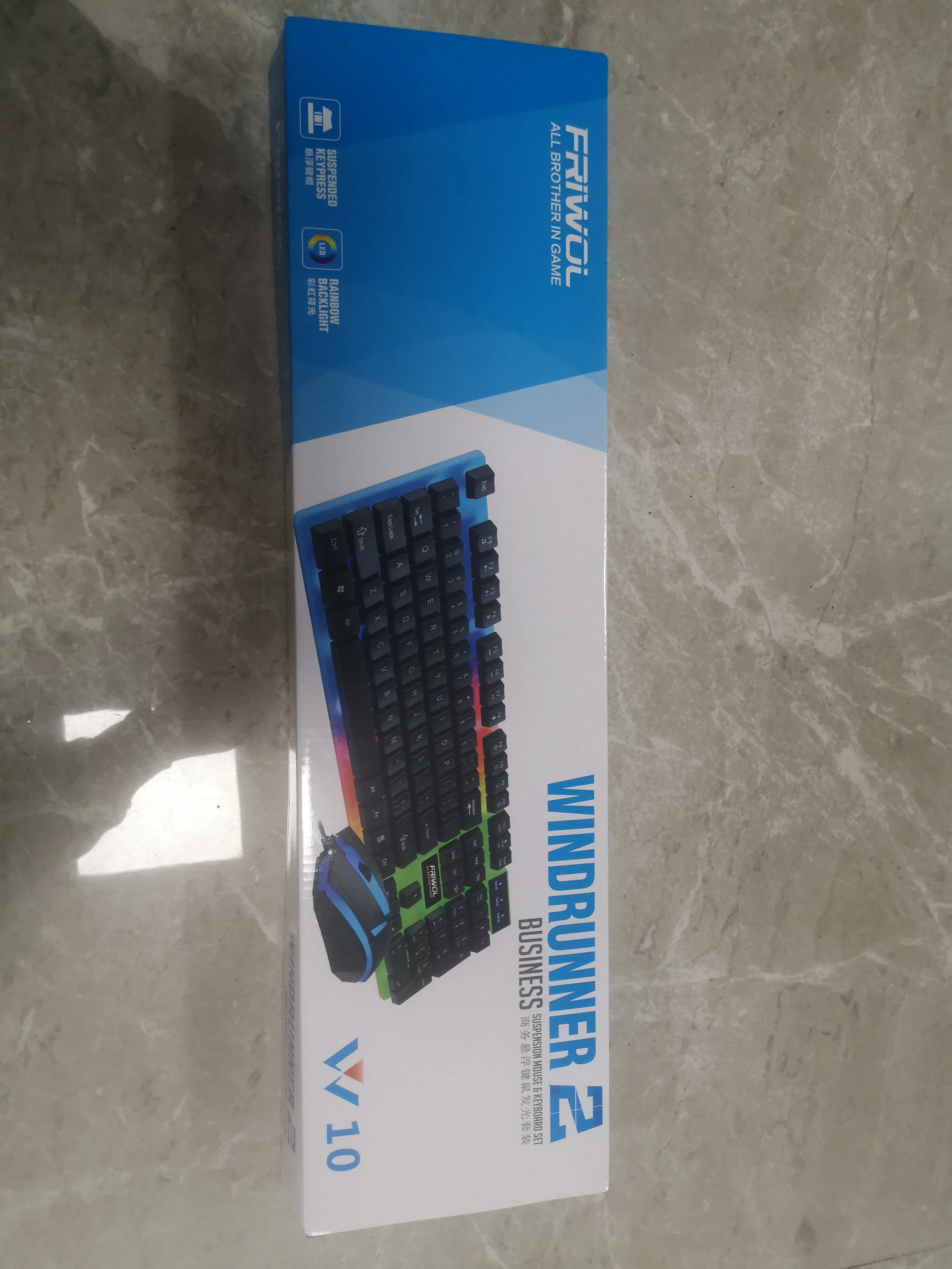 Factory Custom Computer Led Backlight Gaming Keyboard And Mouse Combos