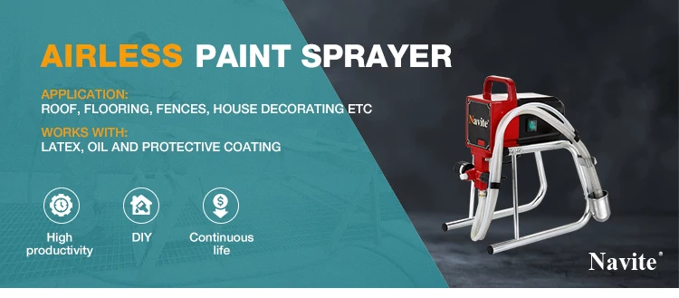700w steel pipe piston 970 pump 395 high pressure airless paint sprayer